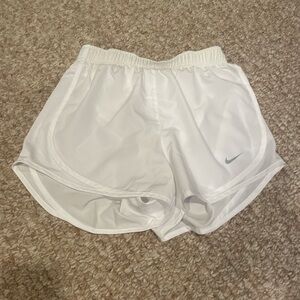Nike Women's White Athletic Shorts